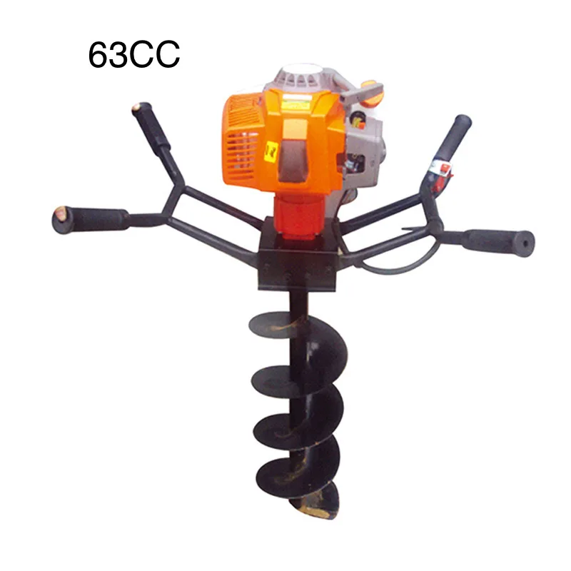 

Earth Auger 63cc Ground Drill Two-Stroke High-Power 1E48F Digging Machine Gasoline Hole Puncher Agricultural Planter Hole Digger