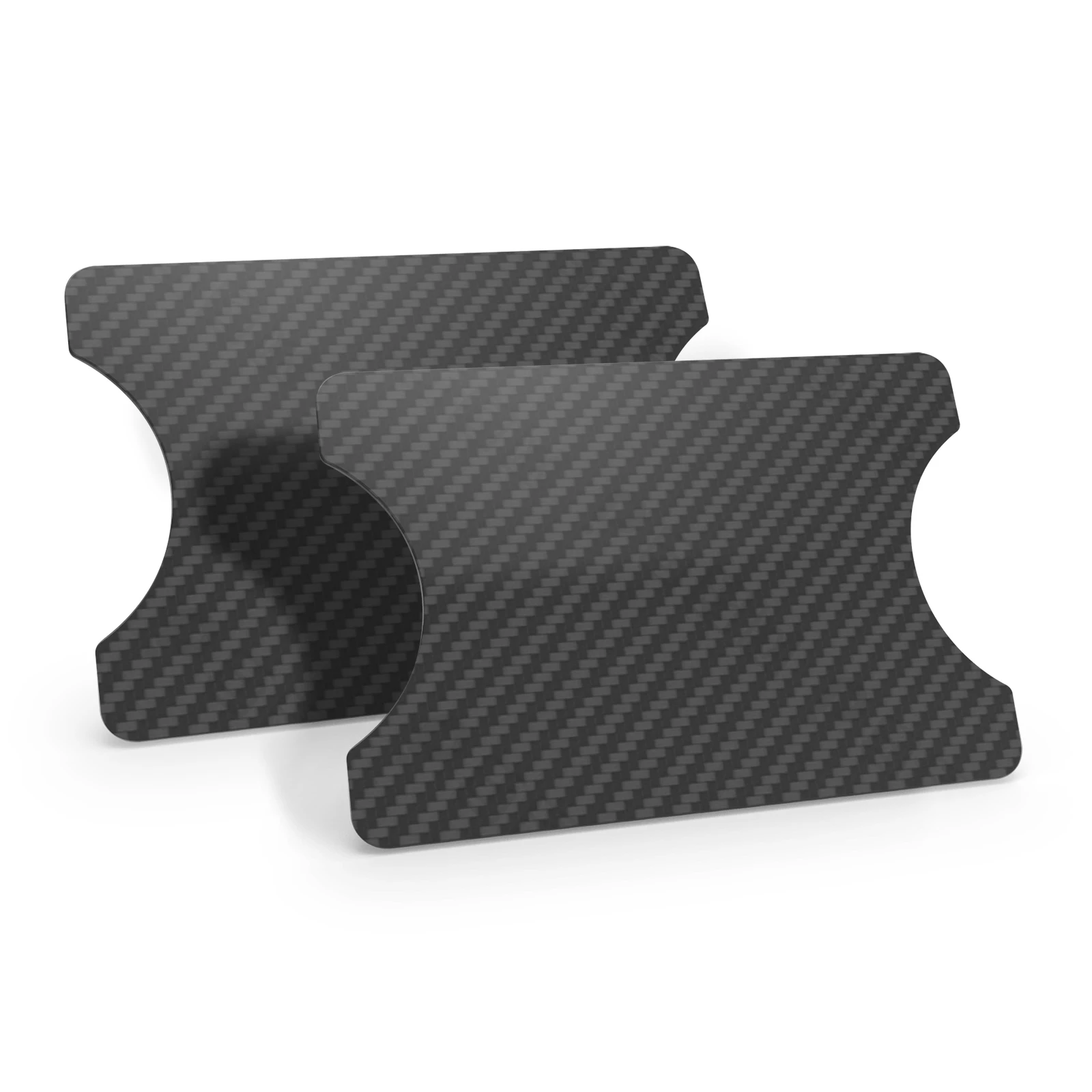 

FOSHIO 2pcs Wing Shape Card Scraper Carbon Fiber Sheet Car Film Edge Wrap Vinyl Squeegee Window Tinting Water Removal Clean Tool