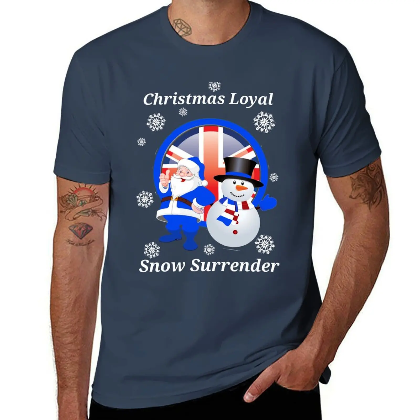 Christmas Loyal Snow Surrender T-Shirt t shirt man designer man t shirts for men casual T-Shirt