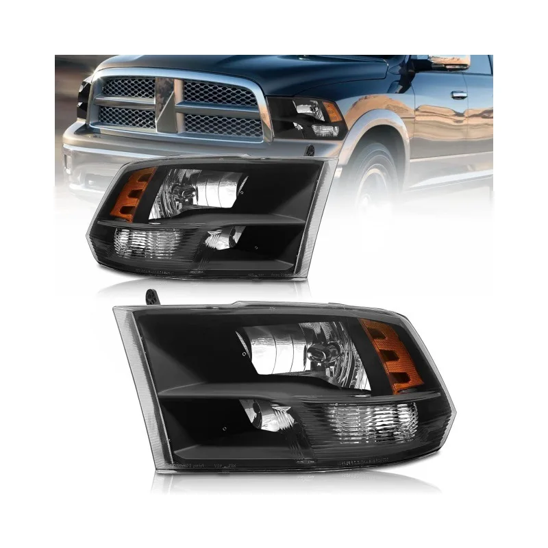 

Suitable for 2009 - 2018 Dodge Ram 1500 2500 3500 LH+RH Headlights CH2503217