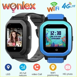 Wonlex 4G Smart Watch Kids Video Call Kids Watch Camera Phone SOS GPS Wifi Location Monitor Tracker Children's Smart Watch KT20