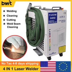 BWT 1500W Fiber Laser Welding Machine Handheld 4 in 1 Welding Cleaning Cutting Soldering Machine Laser Welder for All Metal