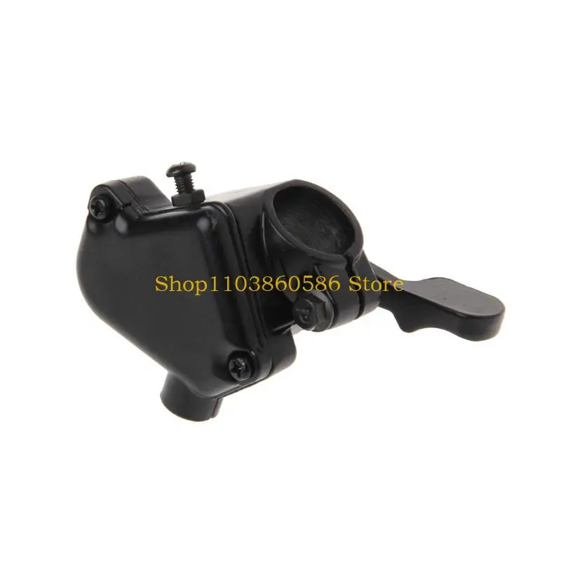 

242A Universal 7/8" 22mm Motorbike Throttle Lever Thumb Control Assembly for ATV Quad Black Aluminum Throttle Adapter