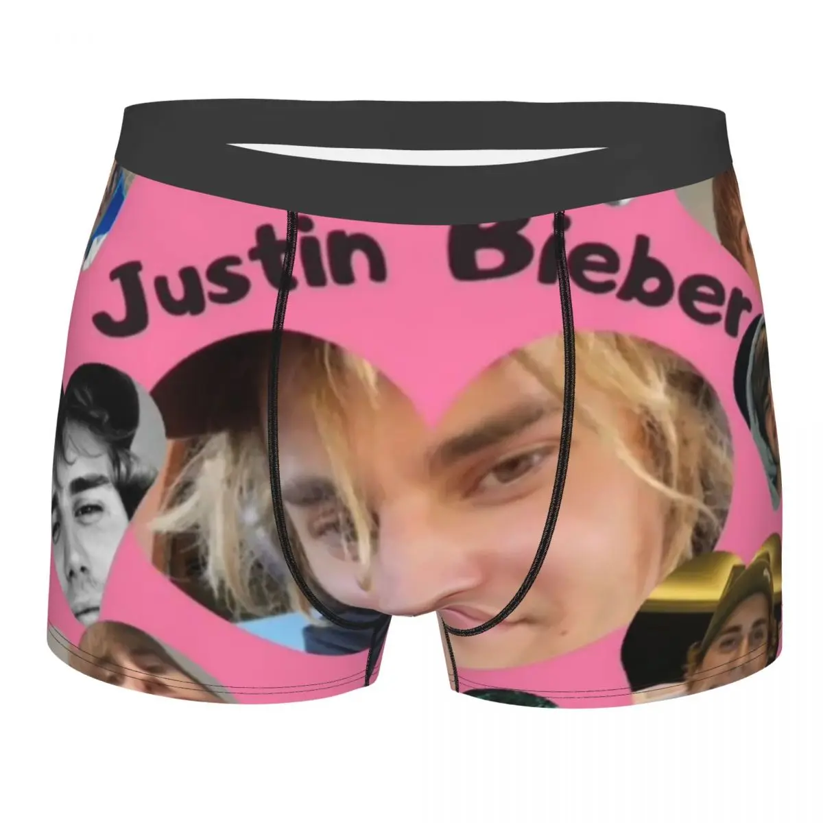 

Cool Justin Bieber Music Singer Boxers Shorts Underpants Male Comfortable Briefs Underwear