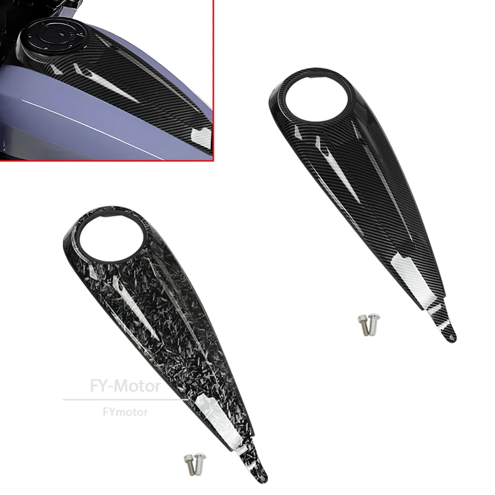 

Motorcycle Fuel Tank Carbon Accessory Gas Fuel Tank Cover For Harley Davidson Touring Street Glide CVO Road Glide 2025 2024 2023