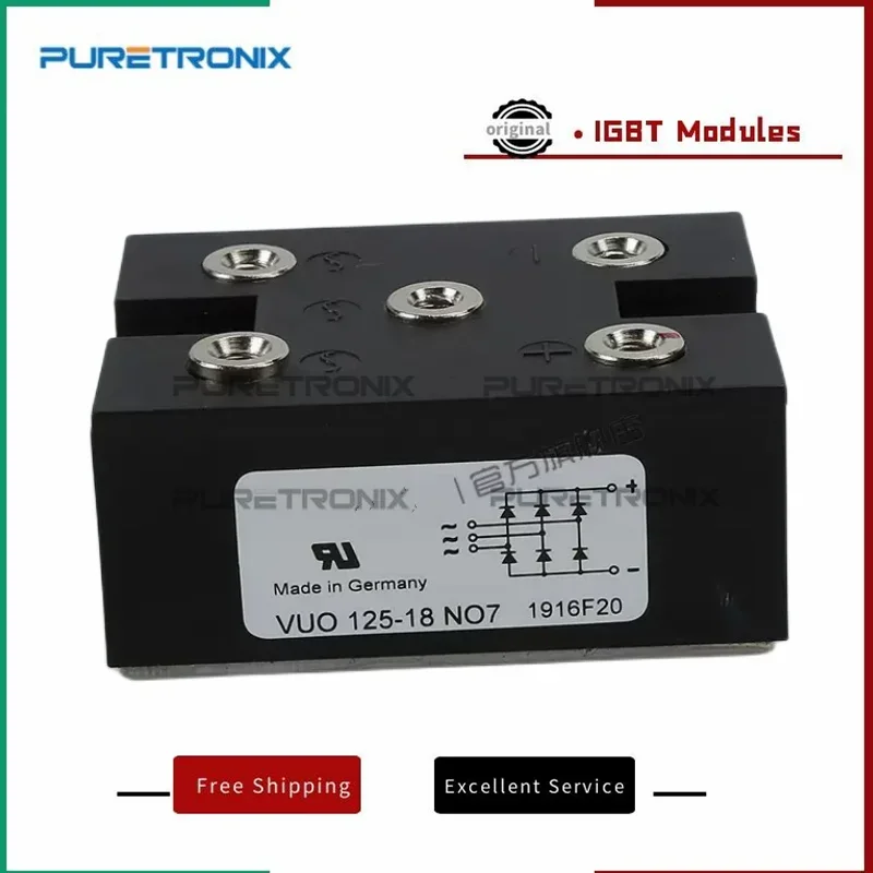 VUO125-16NO7 VUO125-14NO7 VUO125-12NO7 VUO105-16NO7 VUO105-12NO7 وحدة الطاقة الأصلية الجديدة