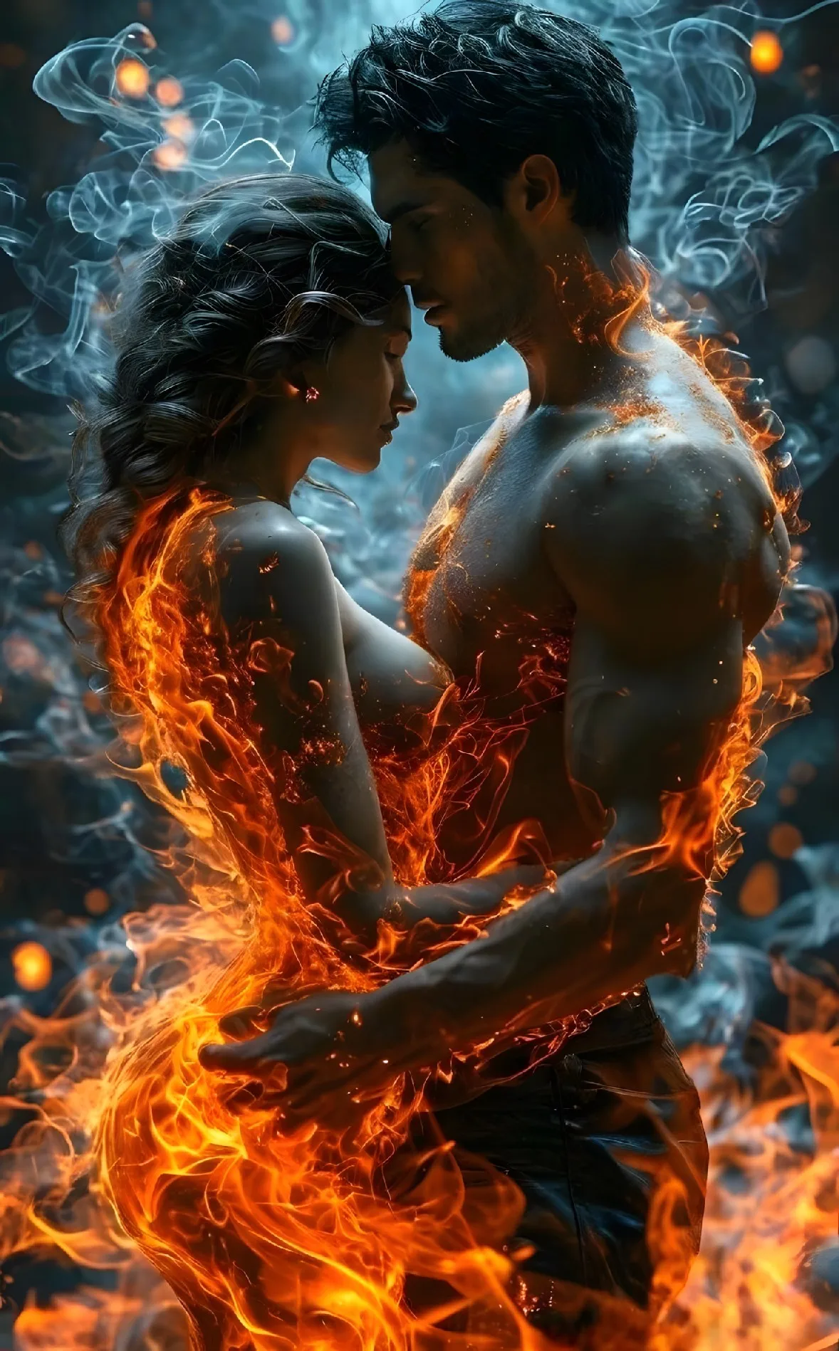 

JMINE Div 5D пара Fire Love полная алмазная живопись наборы для вышивки крестом художественный портрет 3D краска алмазами