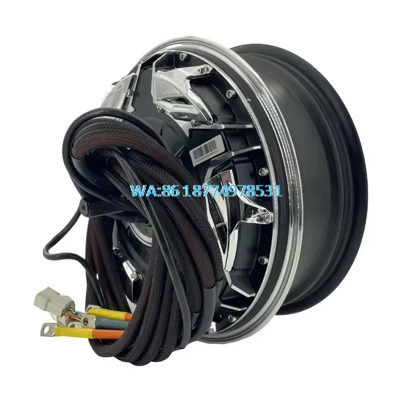Wmwmnu for QS 260 12inch 72V 9000W Brushless Aluminum Rear Wheel Hub Motor with Disk Brake and IP67 Waterproof for Racing