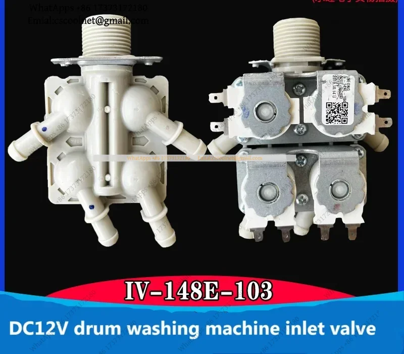 k3 Washing Machine Inlet Solenoid Valve DC12V Double Triple Head 5220FR2067 Universal Replacement Parts