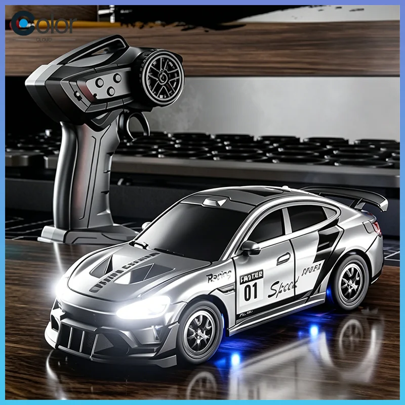 

New1:64 Rc Full-Scale Remote Control Drift Car Pocket Four-Wheel Drive High-Speed Racing Mini Desktop Toy Birthday Gift