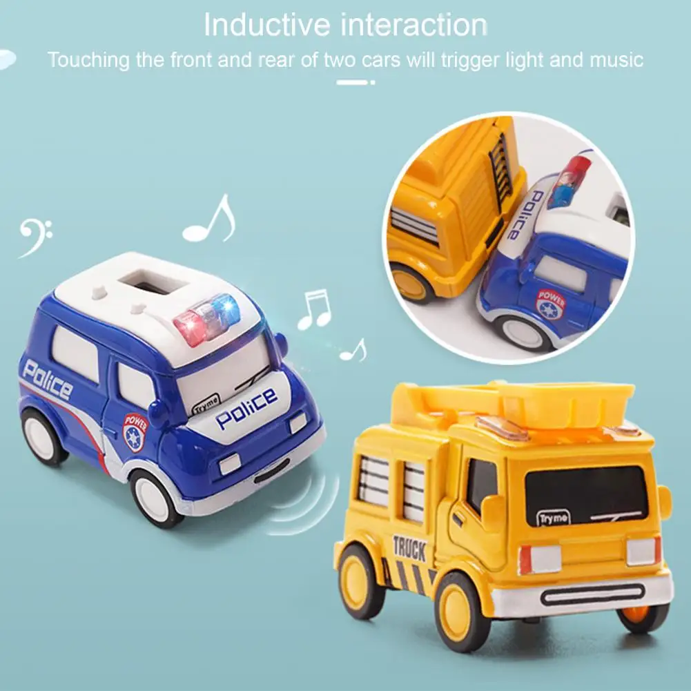 Safe Children Toy Car Time Display Electronic Car Watch Ambulance Entertainment Children Mini Car Pull Back Toy with Strap