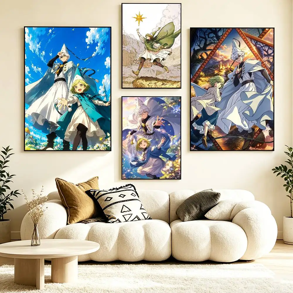 Witch Hat Atelier A-Qifrey and Olruggio   Poster HD Self Adhesive Waterproof Wall Art Ideal for Home Office Dorm Gift