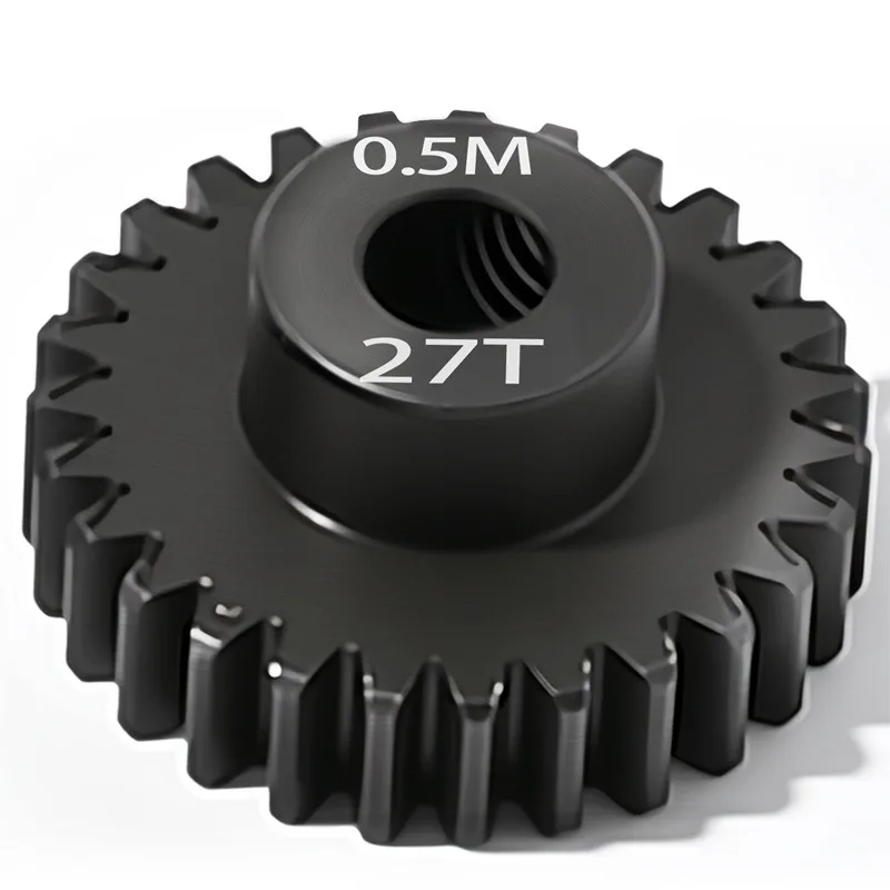 

High Quality 13T-27T Material Harden M0.5 Hole 3.175mm Shaft Metal Pinion Motor Gear for RC Buggy Truggy Monster Truck
