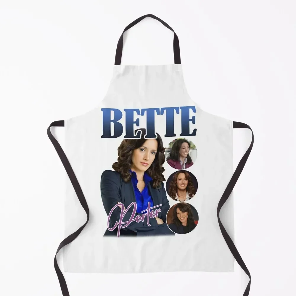 

BETTE PORTER , Bette Porter Homage , Jennifer Beals The L Word Actress Vintage Retro 90s Bootleg Merch Apron esthetician Apron
