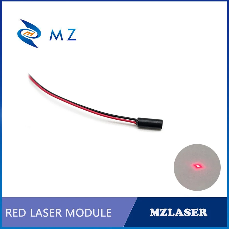 Red Dot Laser Diode Module Compact Mini D4mm 635nm 3V 0.5mw 1mw 5mw Class I Class II Class IIIA Industrial Machine Laser
