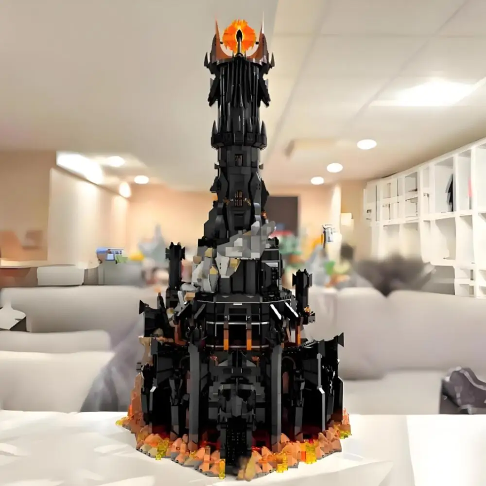 5471Pcs 2025 New 10333 Barad-Dur Black Tower Model Building Blocks Kit Bricks Creative MOC Toy for Boys Adult Birthday Gifts