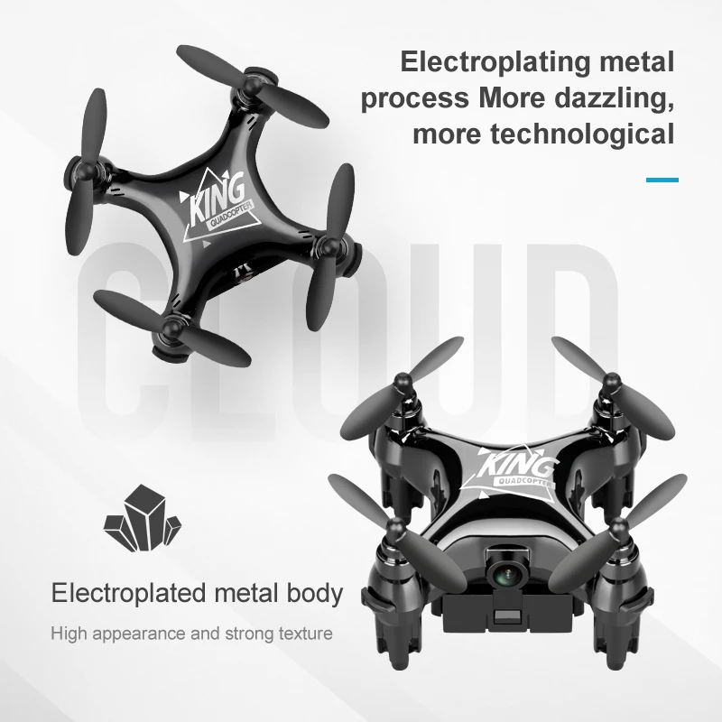 K01 Mini Drone Brinquedo para Crianças, Helicóptero de Avião, Voo de Controle Remoto, Presente de Natal e Aniversário