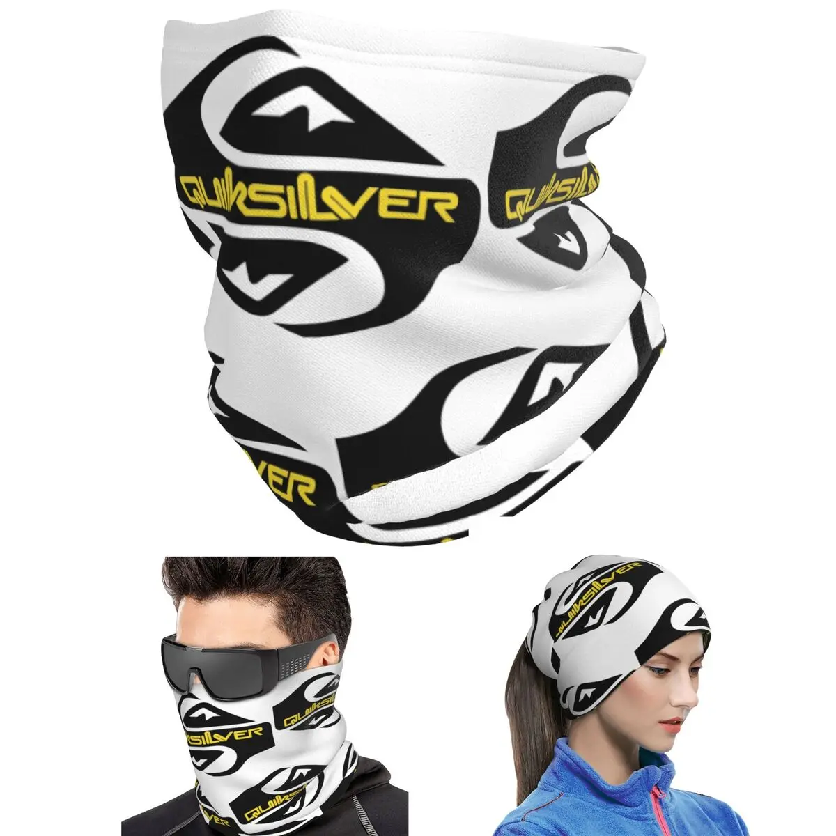 Quiksilver Surfwear Bandana Neck Cover Printed Face Scarf Running Headband For Men Women Adult All Season