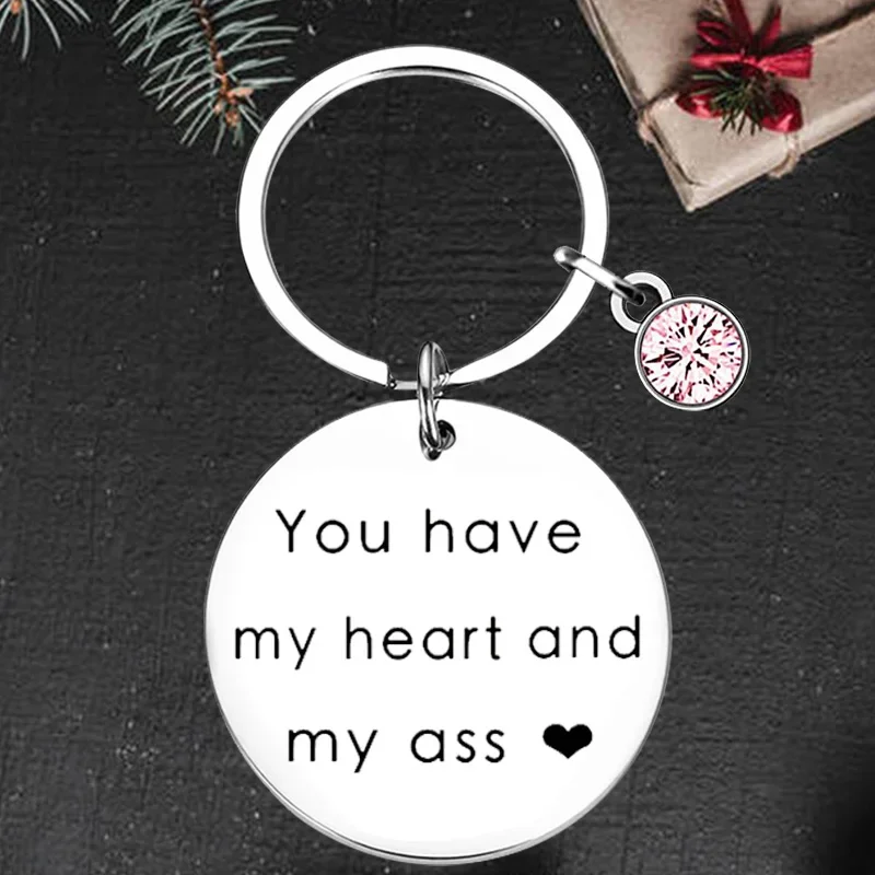 Porte-clés pendentif You Have My Coussins, porte-clés mignon pour petit ami, porte-clés petite amie, cadeaux d'anniversaire et de Saint Valentin