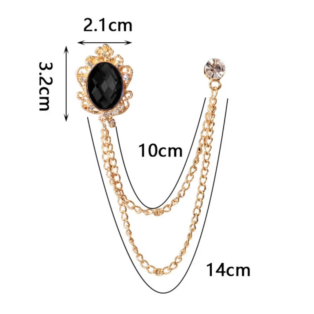 Half-Face Painted Party Mask Stunning Gentleman Masquerade Costume Painted Mask Brooch Set Eye-Catching Masquerade Mask Set