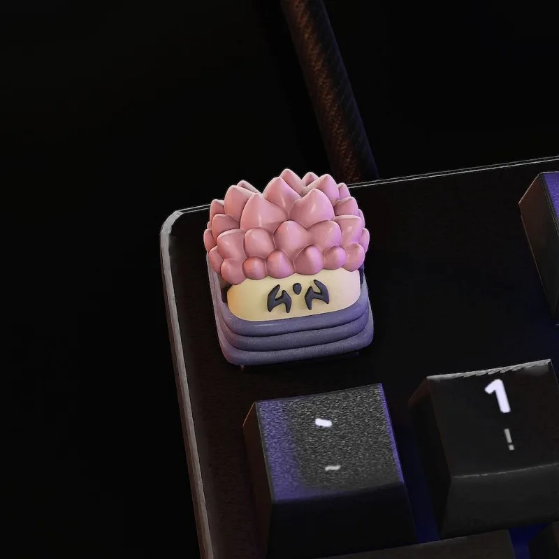Jujutsu Kaisens Anime 3D Stereo Keycap Creative Custom Replacement Key Cap for Mechanical Keyboard DIY Gaming Decor Accessory