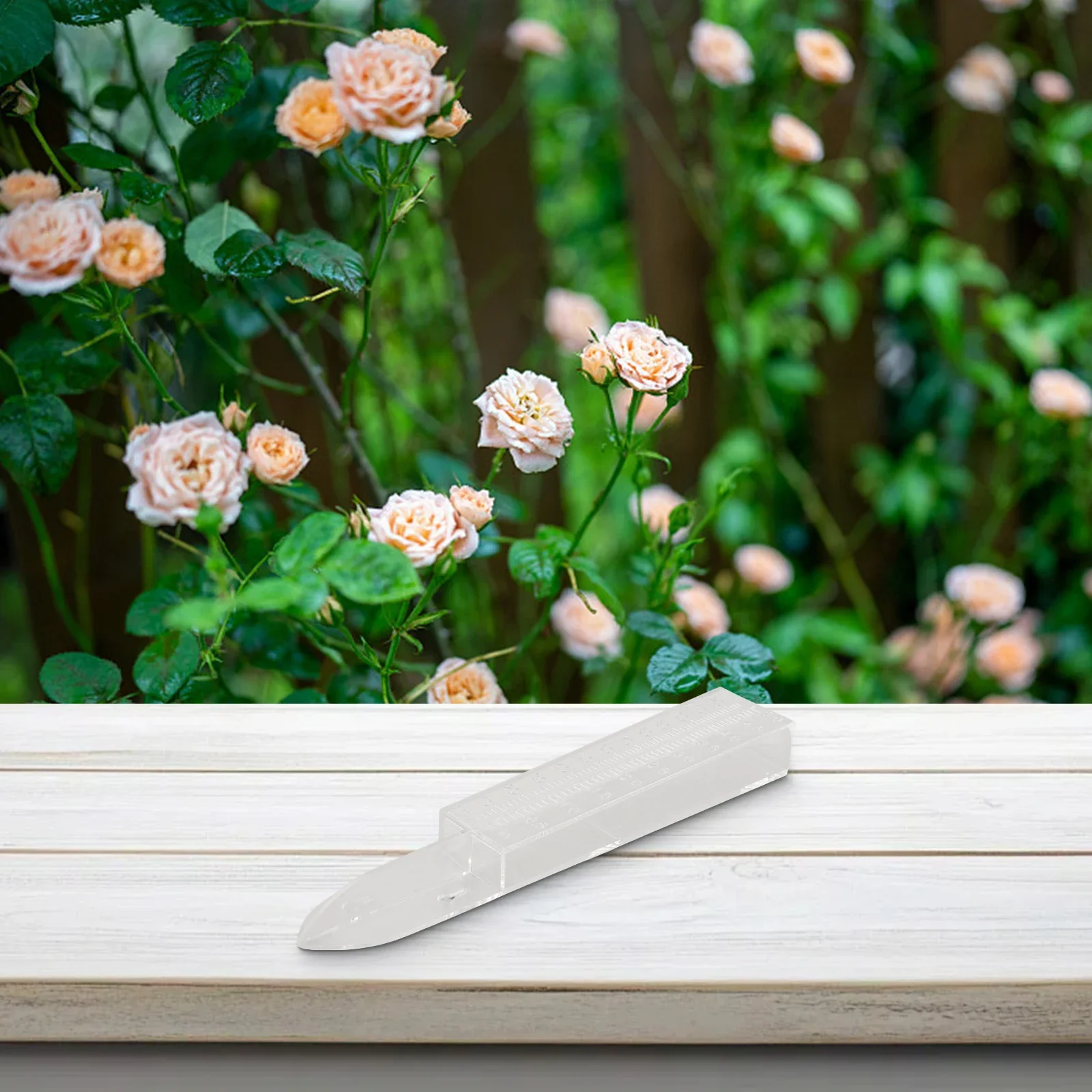 New Practical Rain Gauge Gauge Measuring Device Lightweight Plastic Garden Lawn Rain Gauge Measuring Rainwater Rain Gauge