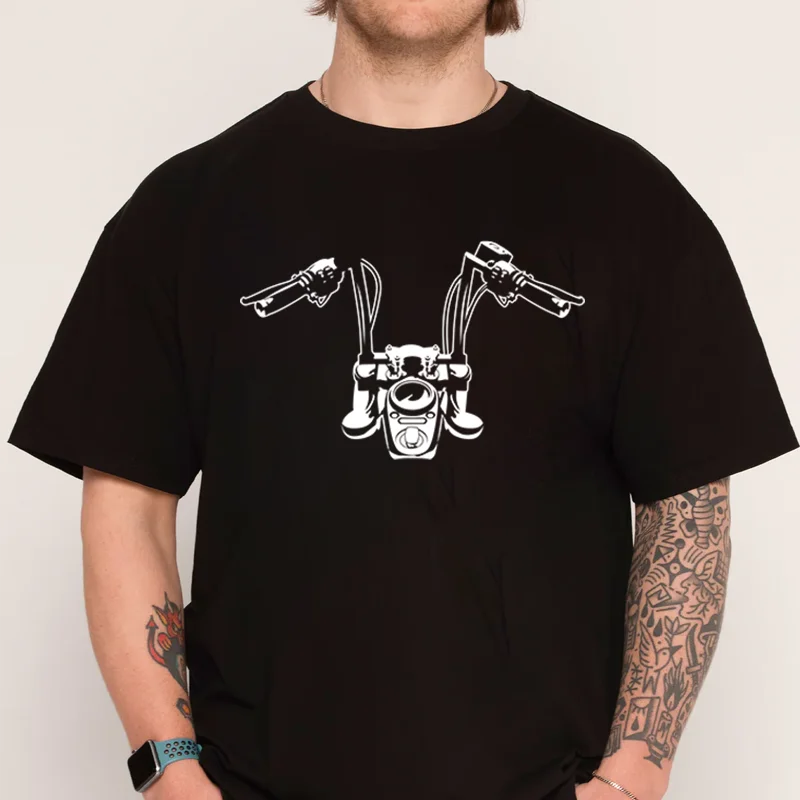 

Classic Motorcycle T-shirt New Fashion Cotton Men Short Sleeve Printing O-Neck Casual T Shirt