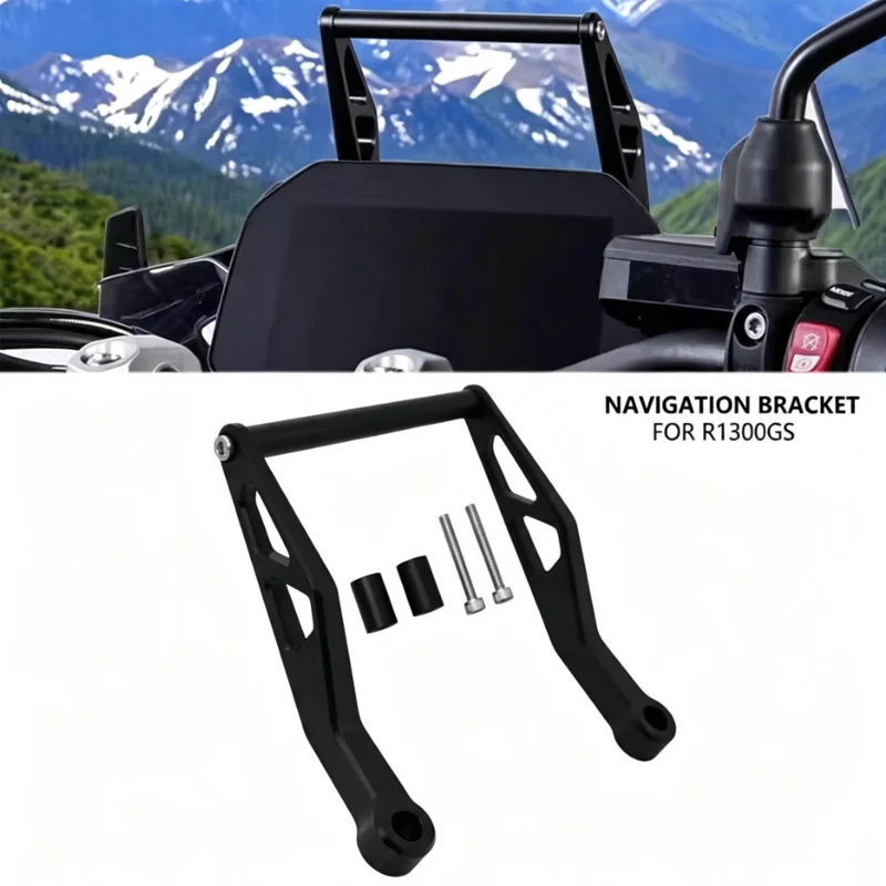 For BMW R1300GS R1300 GS ADV R1300 GS 2023 2024 2025 Motorcycle GPS Smart Phone Navigation Mount Mounting Bracket Adapter Holder
