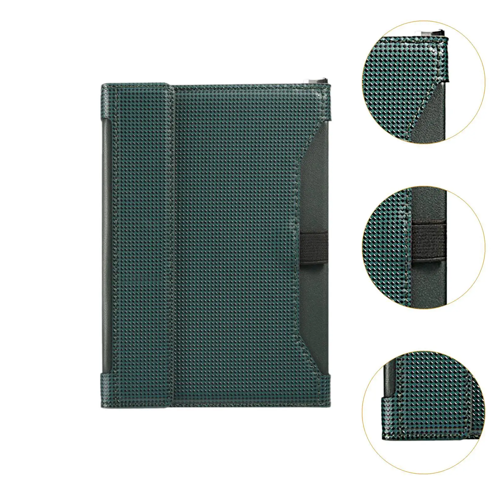 Travel Passport Case Protector PU Leather Secure Locking Organizer for Family Trip Essentials