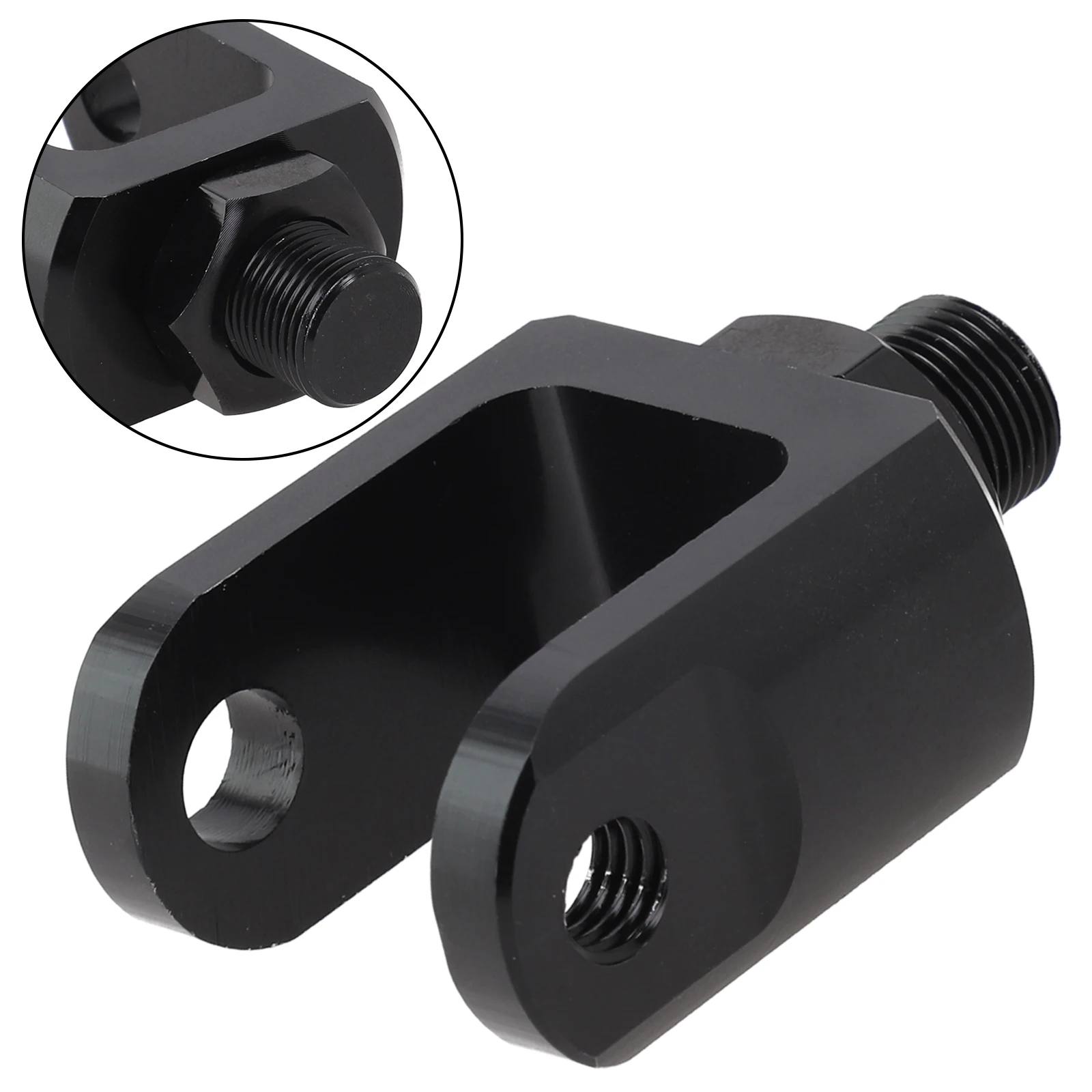 1pc 27MM Motorcycle Rear Shock Widened Lower Fork Head Round End Adapter Motorcycle Suspension Parts Shock Absorber Adapter