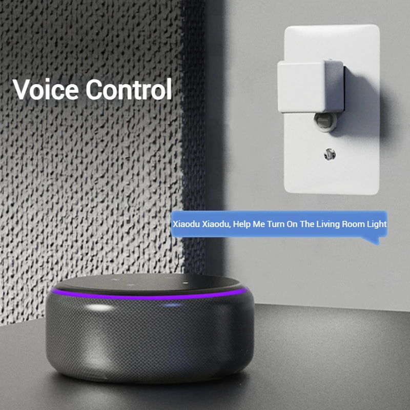 ZEXEF Tuya Smart Fingerbot Switch Bot Remoter Garage Curtains Button Robot Pusher Work With Alexa Google Home Voice Assitant