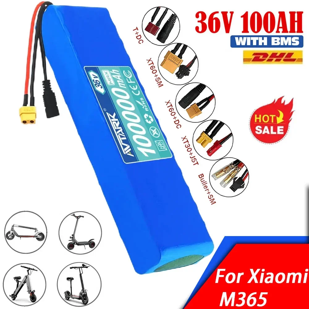 

Original Pack 18650 Battery Lithium 10S3P 36V 100000mAh 36v Electric Scooter Battery M365 Electric Scooter 36v Scooter Battery