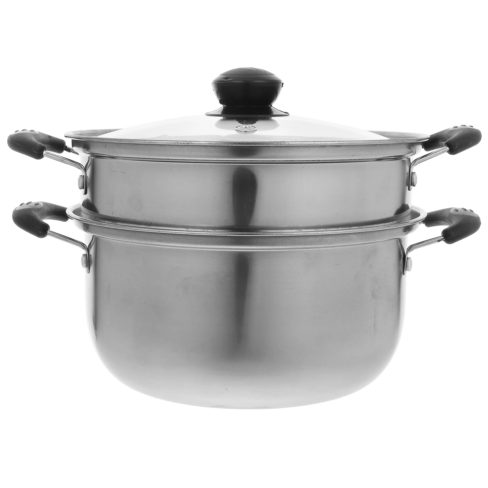 

Stainless Steel Steamer Pot 3L Deep Capacity Healthy Cookware Easy All Stoves Kitchen Essential Gift