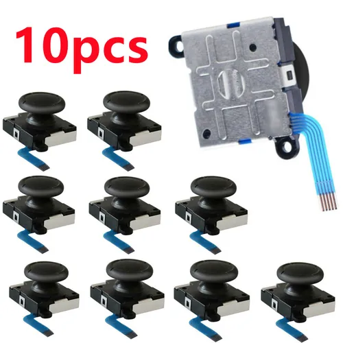 10 unids/set de módulo de botón de palanca de mando analógico de repuesto para Nintendo Switch, controlador Joy-on, Joystick analógico izquierdo/derecho