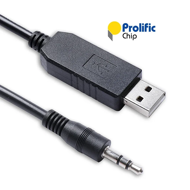 Prolific PL2303GT USB to 3.5mm RS232 Serial Cable for Samsung TV Ex-Link Port PC Console Update Upgrade Cable