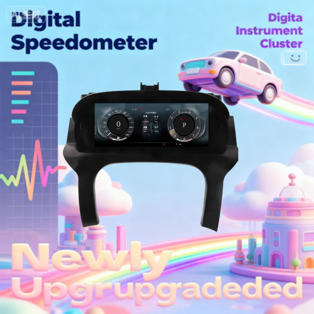 

12,3-дюймовый цифровой приборный комплект HD для Land Rover Evoque 2012 2013 2014 2015 2016-2019, ЖК-дисплей приборной панели, спидометр CarPlay