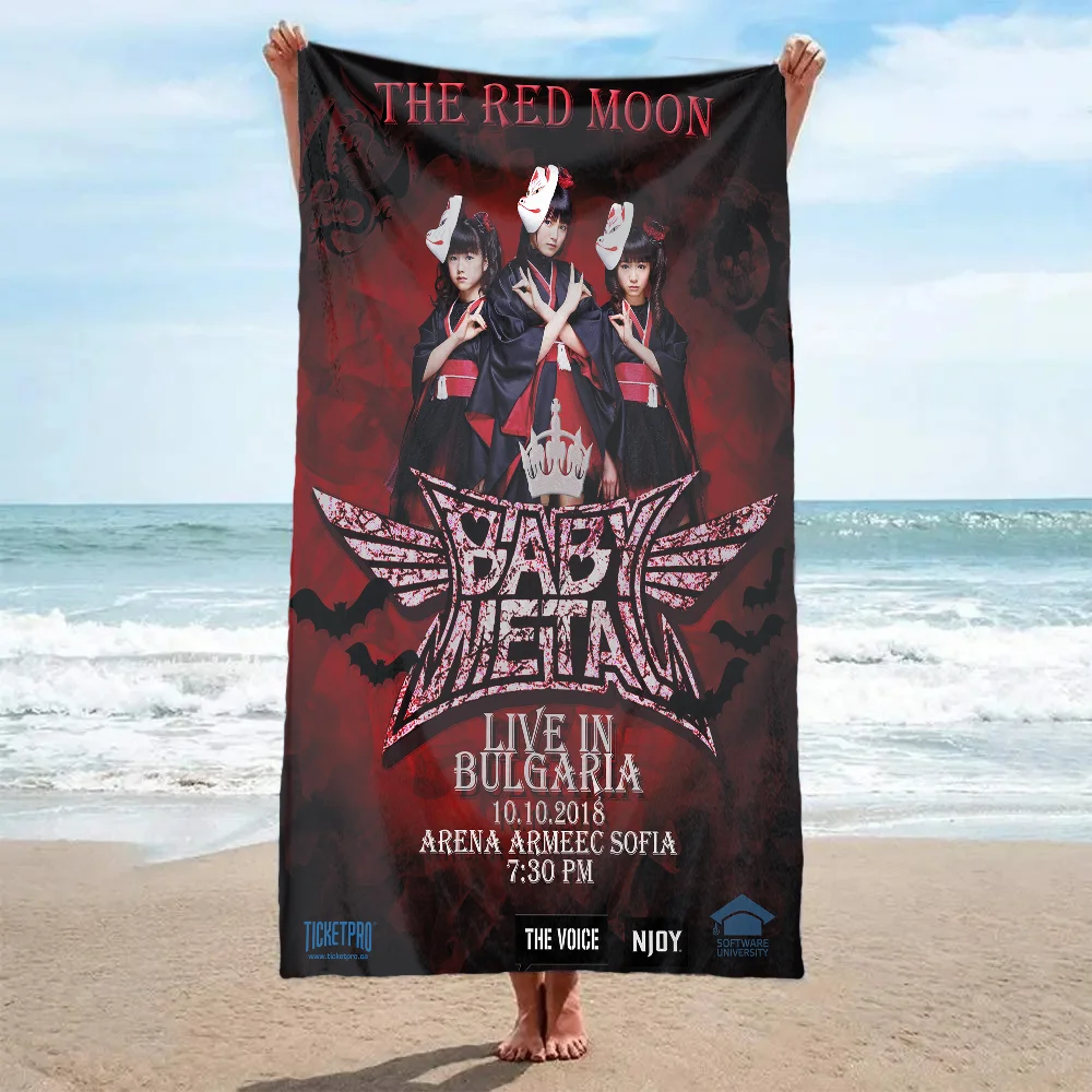 Babymetal Towel towel pattern beach towel quick drying and absorbent Pure Cotton basically never fade