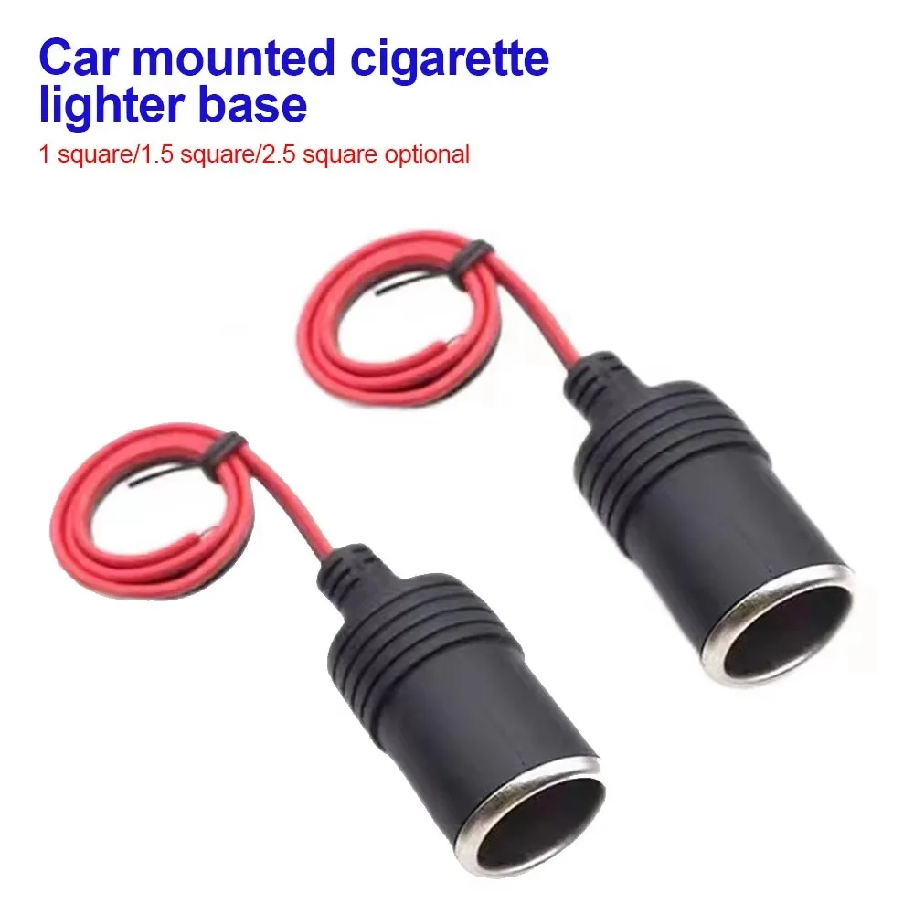 12v cigarette lighter car 12V Car Cigarette Lighter Connector Adapter With Female Socket Plug  10A/15A/20A 200W Car Socket Plug with 30cm Cable