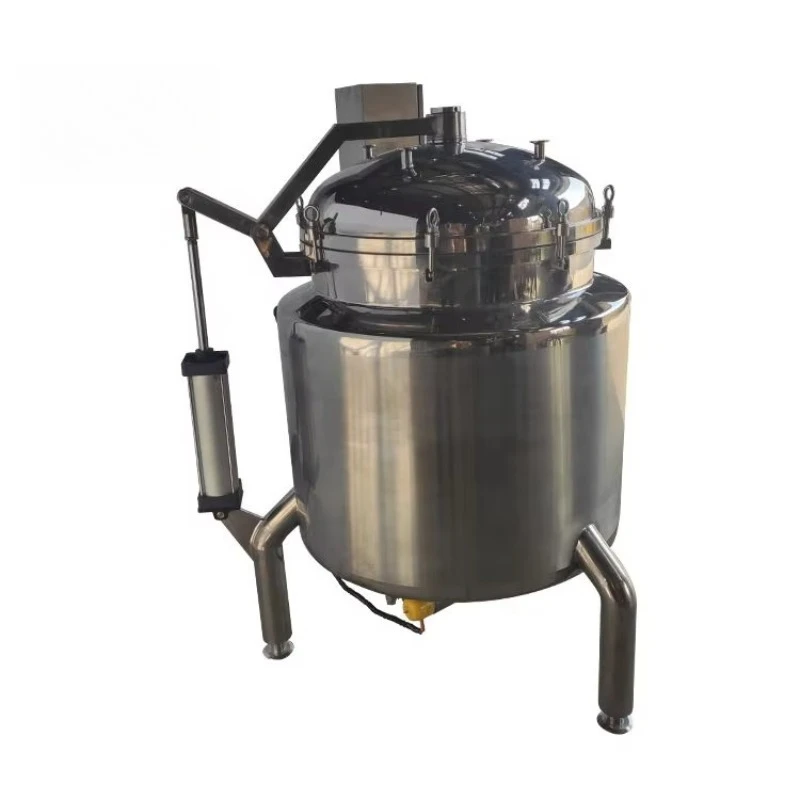 Customized Steam Cooking Pot Small Capacity 50liter Commercial Pressure Cooker Cooking Kettle