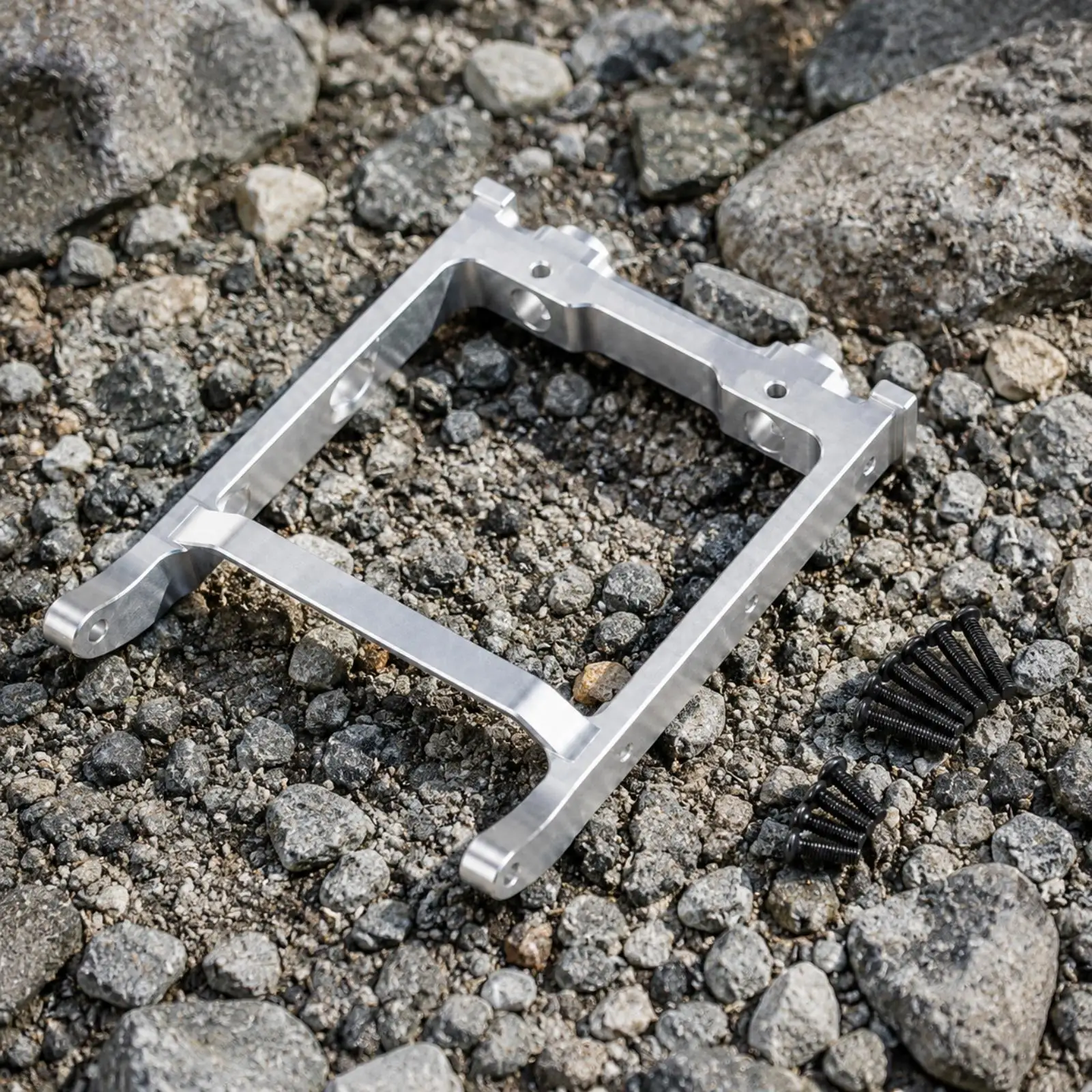 Anodized Aluminum RC Front Bumper Mount Bracket for MN128 MN86 MN86S G Series 1/12 RC Car Spare Parts Kit 3