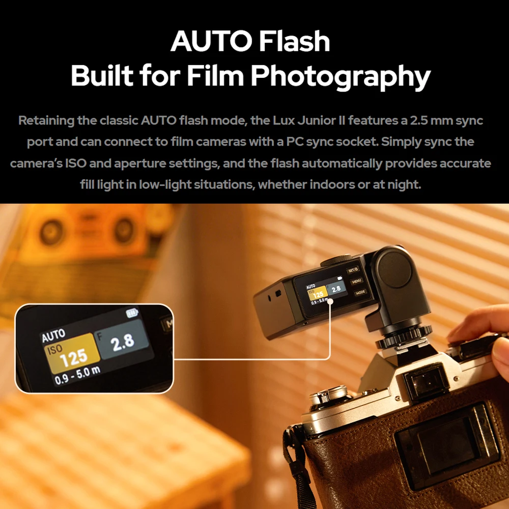 Godox Lux Junior II Retro Came - Godox Speedlite Flash recension och pris