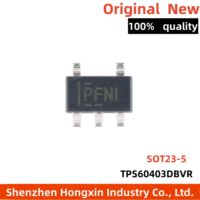 

10 pieces of TPS60403DBVR SOT23-5 silk screen PFNI charging pump voltage inverter chip