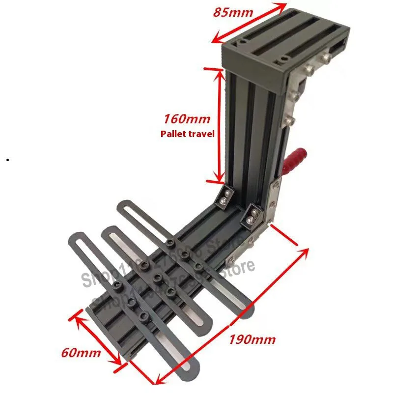 Racing Simulator Handbrake And Gear Shift Desktop Fixture Quick Release Fixture On The Table Can Fix The Gear Shift Handbrake
