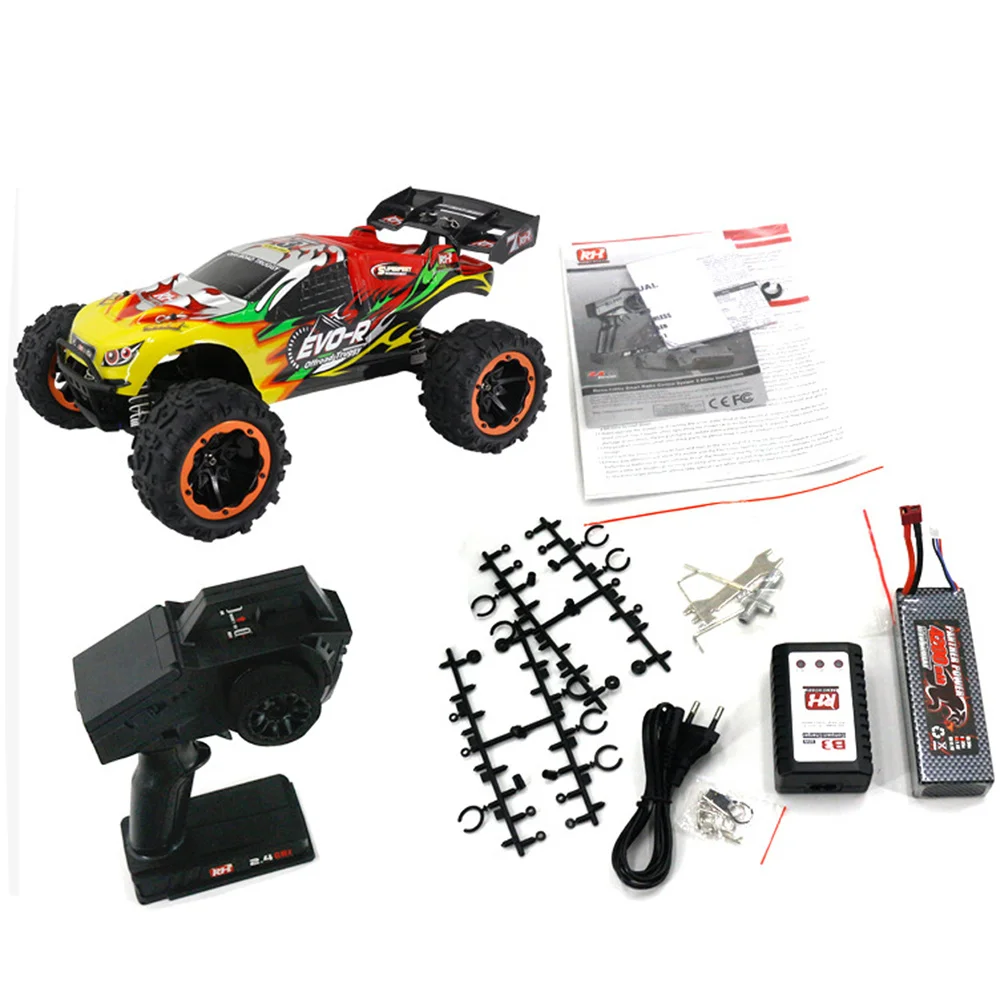 1:8 Scale Brushless RC Truck - High Speed Hobby Grade RC Car, Hits 50KM/h- Off Road 4WD for Grip on Any Terrain - Ready to Run W