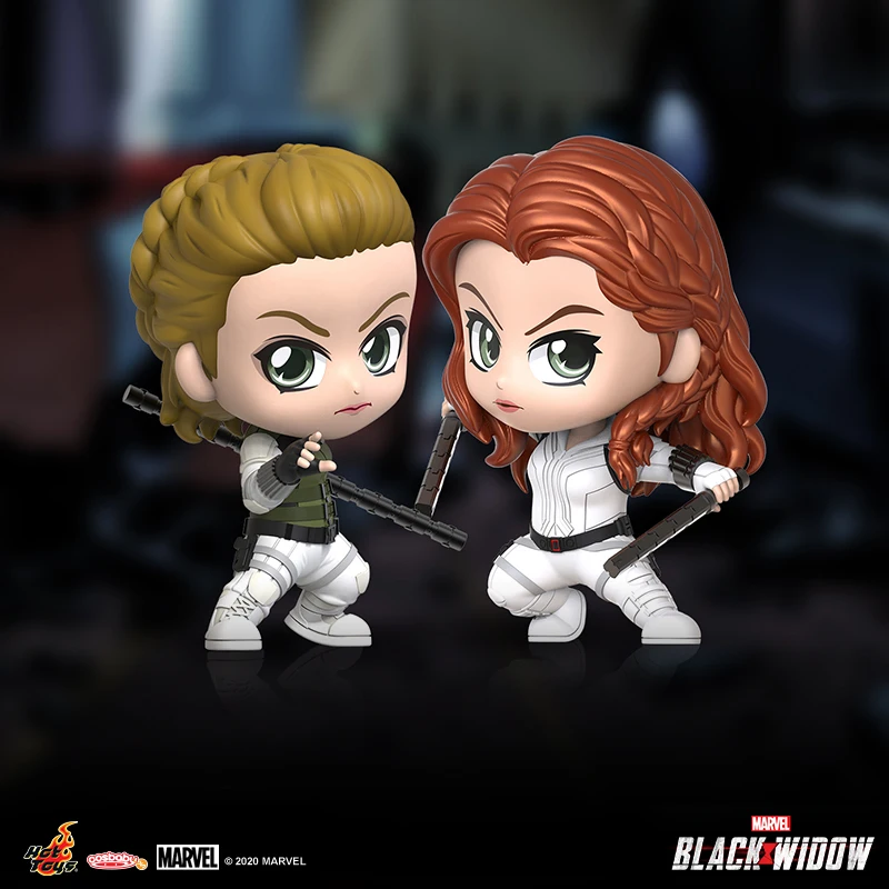 Hottoys Black Widow Red Guardian Yelena Belova Taskmaster Cosbaby Movie Series Mini Doll Toy Home Decoration Handmade Ornaments