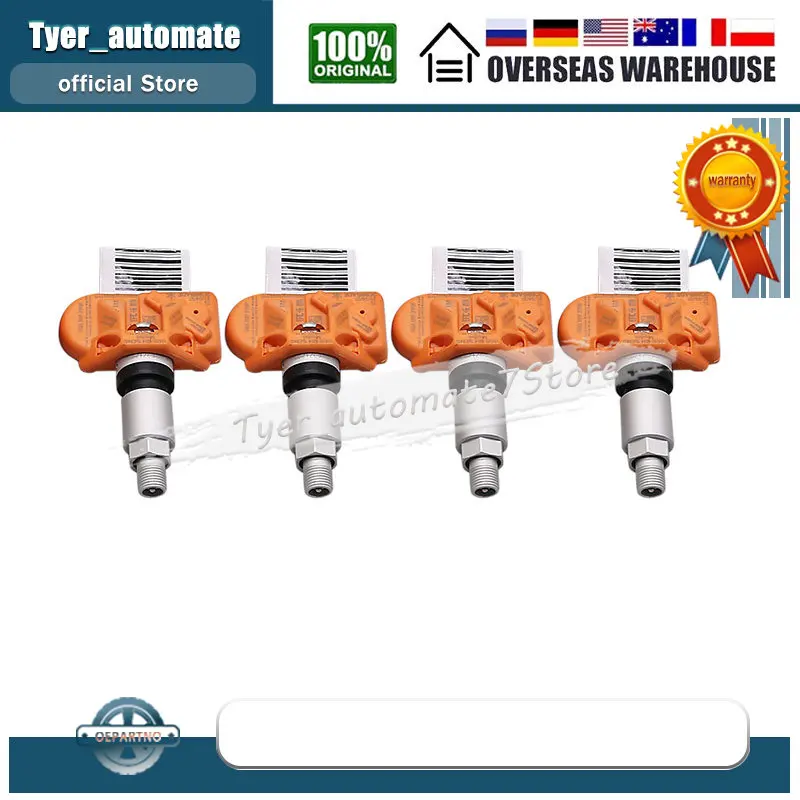 4PCS 5Q0907275F Tire Pressure Monitoring System Sensor For Audi RS3 SKODA Kodiaq PORSCHE 718 VW Arteon Golf Eos Magotan Jetta