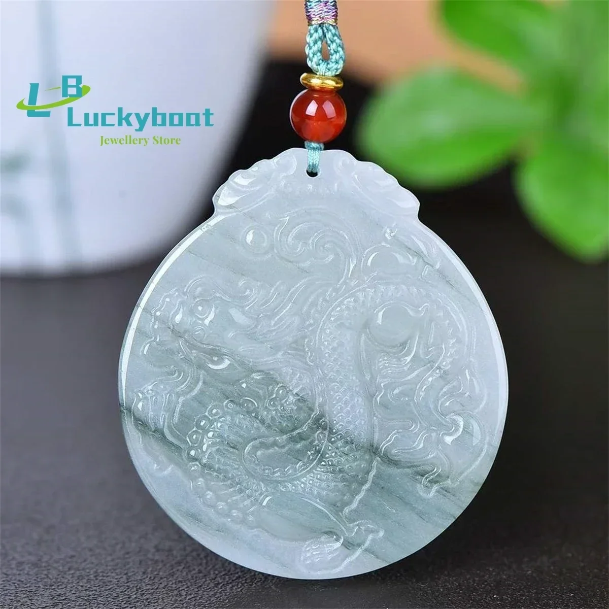 Natural Tianshan Cuilongteng Prosperous Pendant Simple Personalized Fashionable Exquisite and Versatile for Men and Women