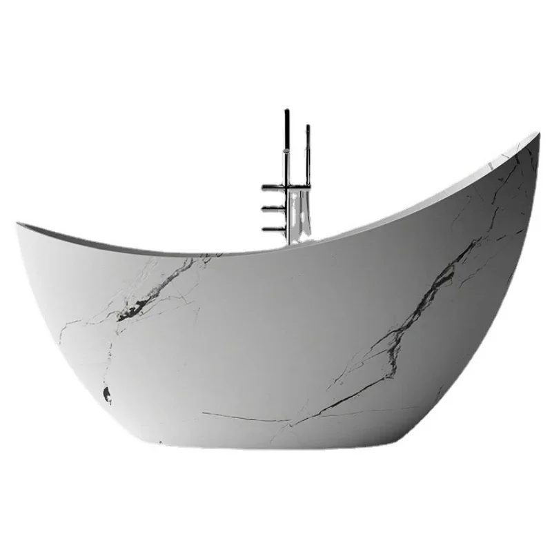 artificial stone boat-shaped hotel homestay, special-shaped Internet celebrity moon-shaped bath tank