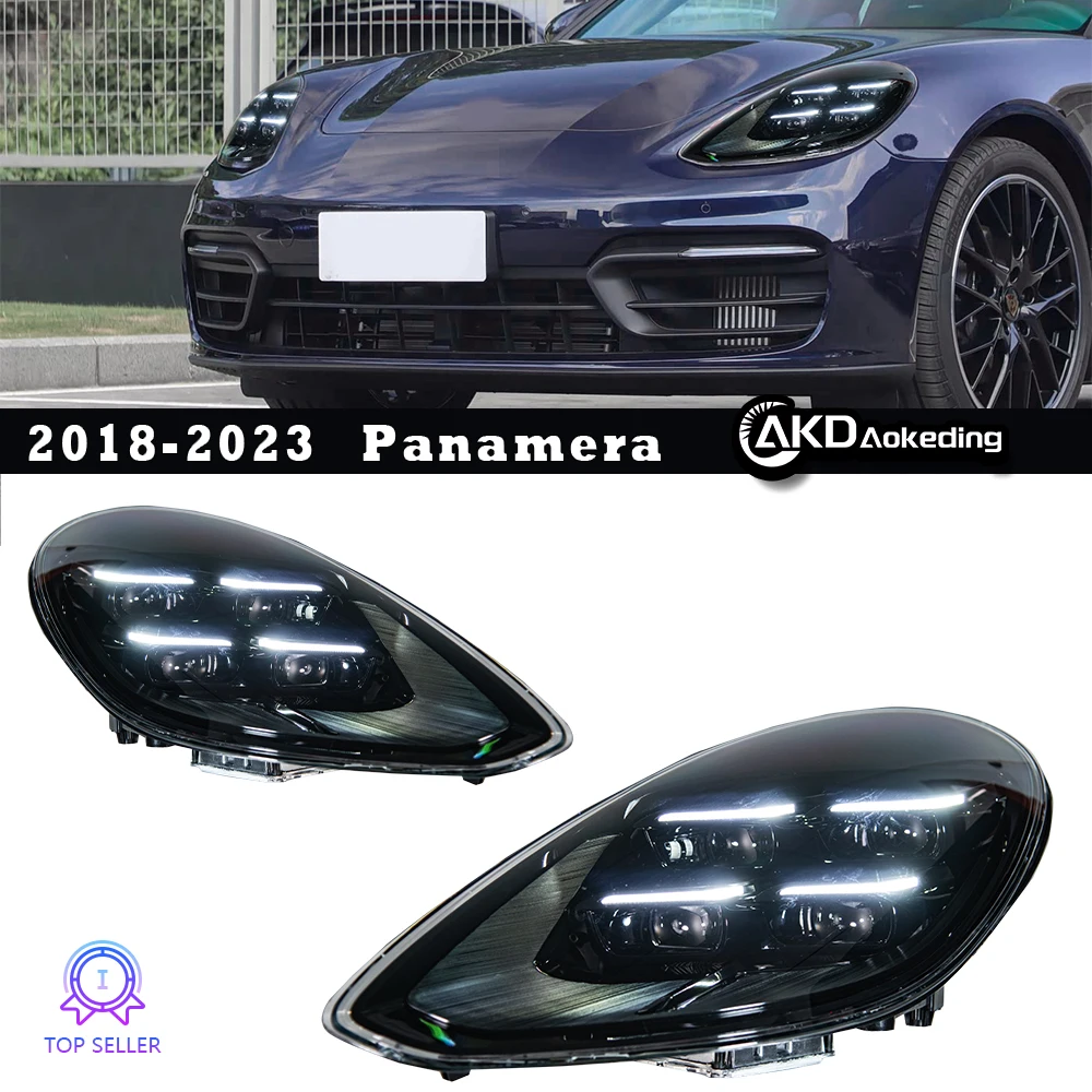 

Car Styling Head Lamp for Panamera 970 Headlights 2018-2023 971 Turn Signal LED DRL Double Lens Hid Auto Accessories