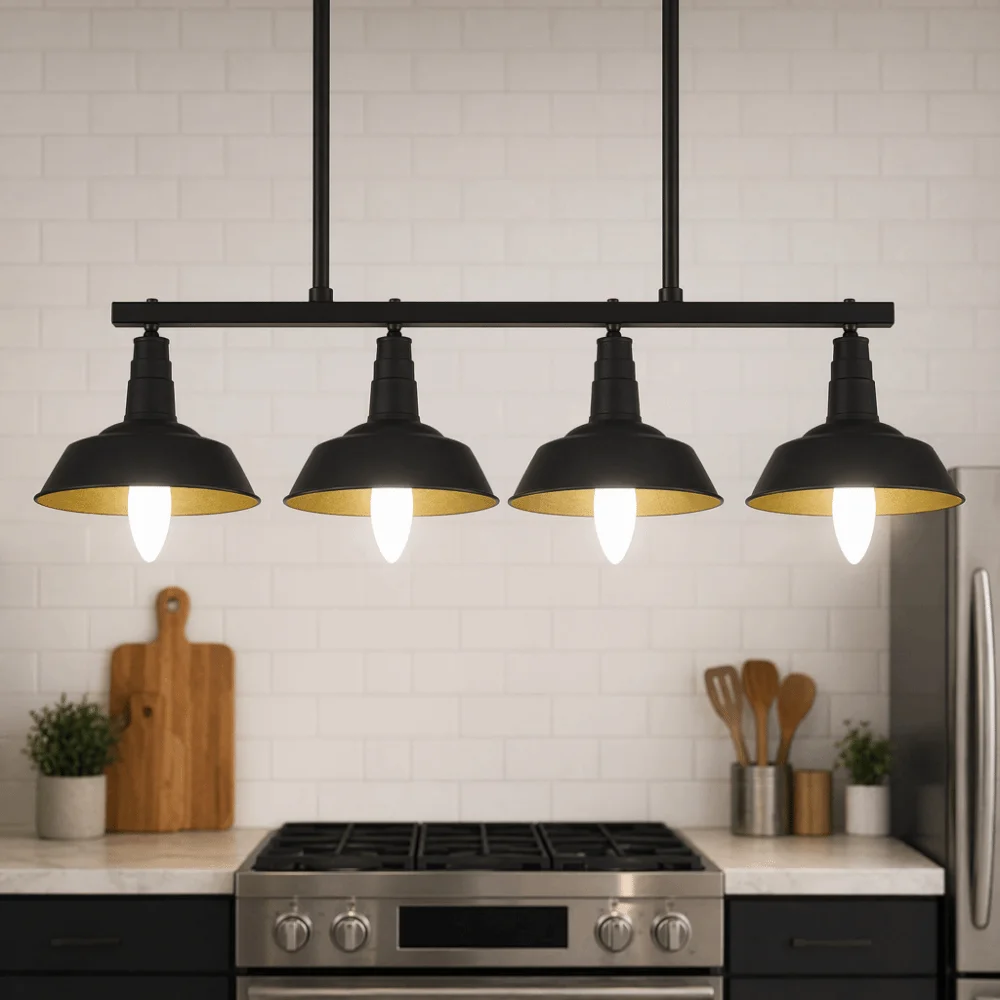4 Pack Retro Style E14 LED Candle Bulb B11 3W LED Bulb Flame Shape Aluminum Alloy PC Material Decorative Bulb Kitchen Island